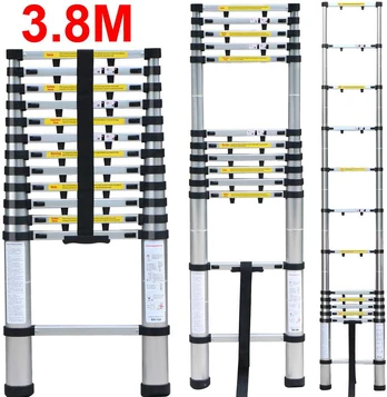 Xl Prekyba Teleskopinės kopėčios 3.8m