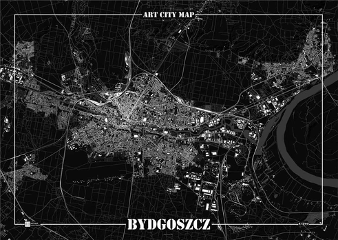Art-Map Dekoratyvinis plakatas – Bydgoščius