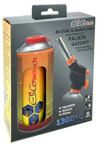 ELICO PALNIK GAZOWY RK-3104C+GAZ 300ml