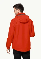 JackWolfskin Vyriška striukė Jack Wolfskin STORMY POINT (softshell) | strong red