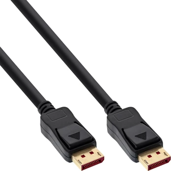 Kabelis InLine 14pcs Bulk-Pack InLine® DisplayPort cable, 4K2K, juodas, auksinis plated contacts, 5m