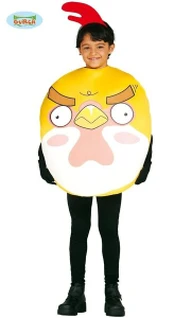 Kostiumas vaikams Angry Chick, geltonas