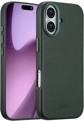 Accezz MagSafe odinis nugarėlės dėklas, skirtas iPhone 17 – Cedar Žalias