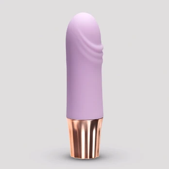 Crushious Mellow Waves Mini Vibrating Device Lavender 11cm USB Rechargeable