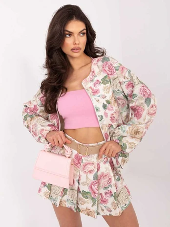 Italy Moda Šortai-IT-SN-FL8757-2.18-rožinis