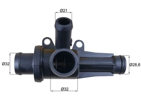 termostatas, aušinimo skystis MAHLE TH 45 87