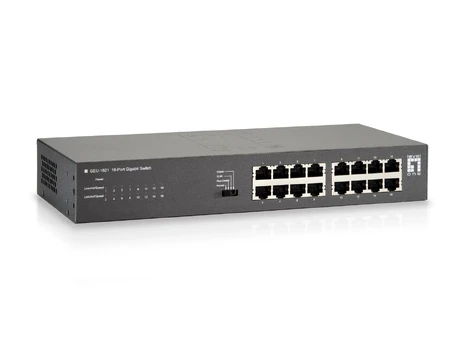 Level One LevelOne Switch 16xGE +4-Mode Dip 19" 1Gbps