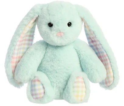 AURORA Pliušinis žydras zuikis, 18 cm