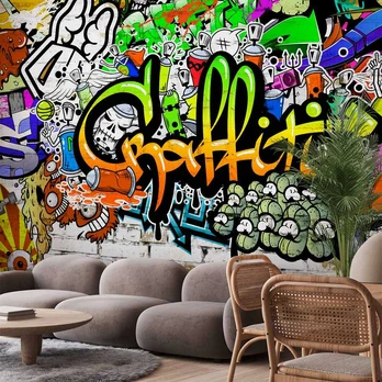 Artgeist Fototapetas - Graffiti on the Wall