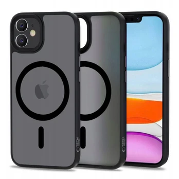 Matinis juodas dėklas Apple iPhone 11 telefonui "Tech-Protect Magmat Magsafe"