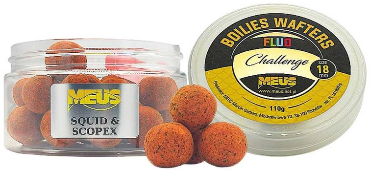 Meus Challenge Fluo Wafters 18mm - Squid & Scopex