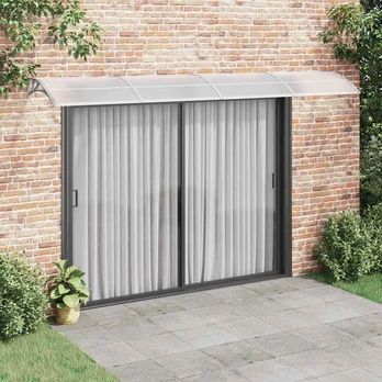 Stogelis durims, pilkos spalvos, 400x100cm, polikarbonatas