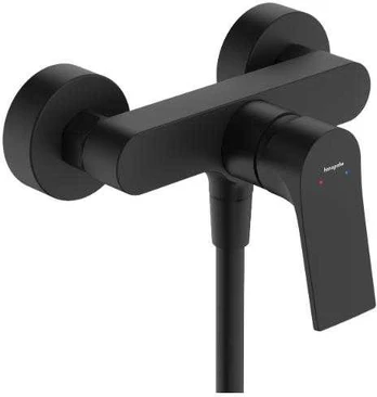 Zebris shower mixer matt juodas