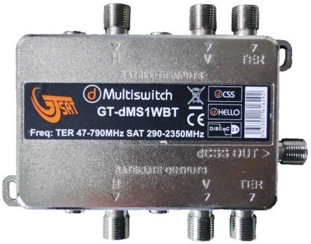 Multiswitch Unicable II GT-SAT GT-dMS1TWBT