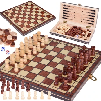 Medinis žaidimų rinkinys 3in1