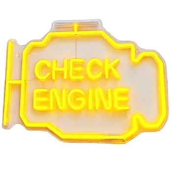 LED apšvietimas // New Arrival // ZD135 Check engine neon led 30x22