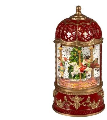 Lumineo Decoration "Carousel" with LED lighting. 481171. 22.5 cm