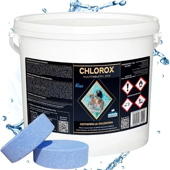Chlorox Multi chloro tabletės BLUE 20g Chloro priemonė vandens priežiūrai 3kg EBAN