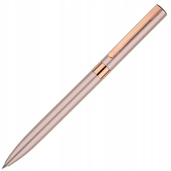 Elegantiškas gelinis rašiklis "gelle" rožinis, metalinis