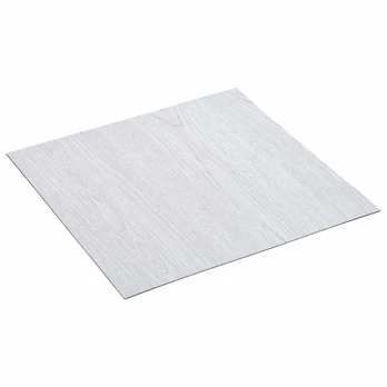Grindų lentos 55 pcs Baltas 5,11 m² PVC