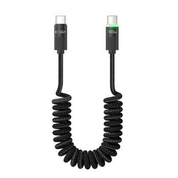 TECH-PROTECT UB20T ULTRABOOST TYPE-C CABLE PD100W|5A 180CM Juodas