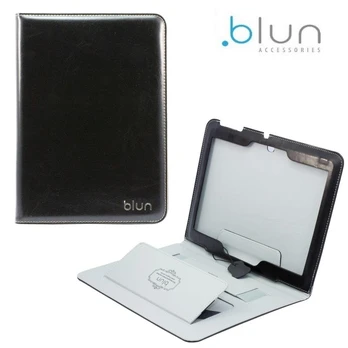 Blun TXP Eco leather Book case with stand Samsung T230 Galaxy Tab 4 7.0 Black
