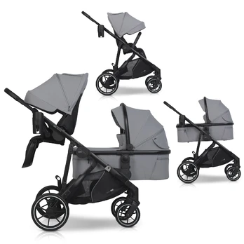 EasyGo Duoflex Cloudy Gray Vežimėlis 2 in 1