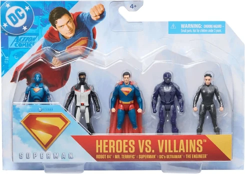 SUPERMAN 3" figūrėlių rinkinys Battle Pack, 6073655