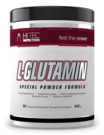 Glutaminas Hi Tec Glutamin, 400 g
