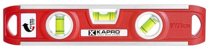 Kapro Gulsčiukas Torpedo plastikinis 230mm magnetinis, Plumb Site