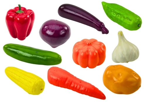 Lean Toys Soft Vegetables Set 24 Elements