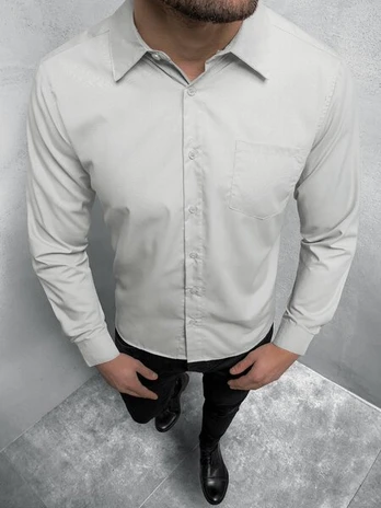 Marškiniai vyrams Elegance, pilki, XL