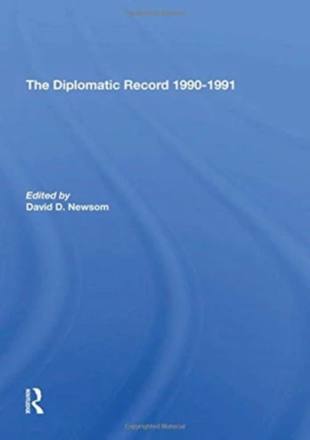 Diplomatic Record 19901991