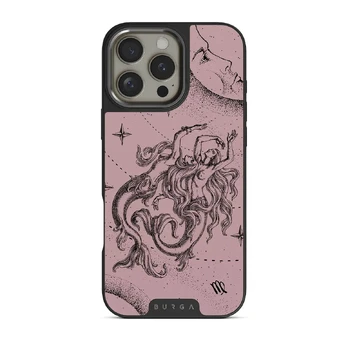 Virgo - iPhone 16 Pro Max Case, Elite Dark (MagSafe) / Gunmetal / Pink