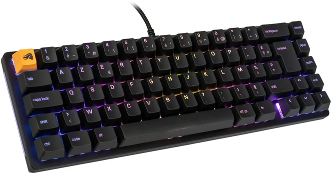 Glorious GMMK 2 Compact Klaviatūra - Fox Switches, FR išdėstymas, Juodas