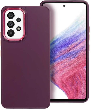 Dėklas 4Kom Oem FRAME Case for SAMSUNG A53 5G violetinė