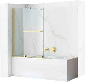 Vonios sienelė Rea Fabian, 100 cm, Brushed Gold