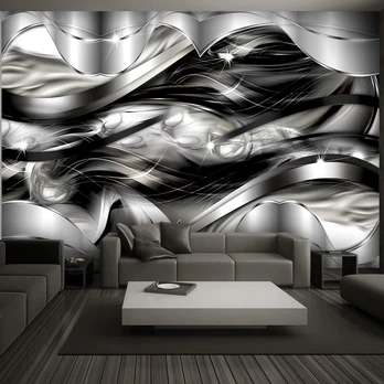 Artgeist Fototapetas - Platinum fog