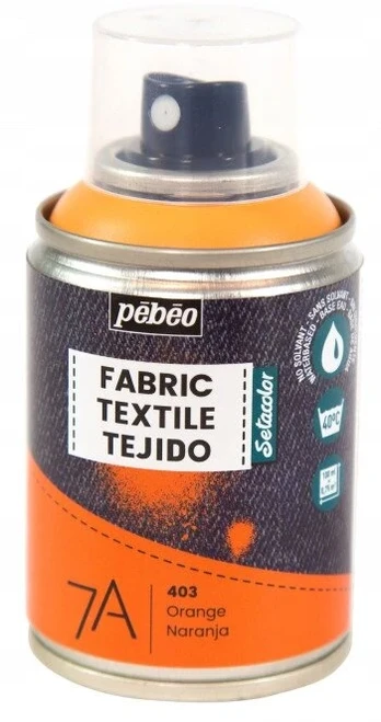 Erbedol 7a Purškiklis dažai tekstilei 100ml - oranžinis