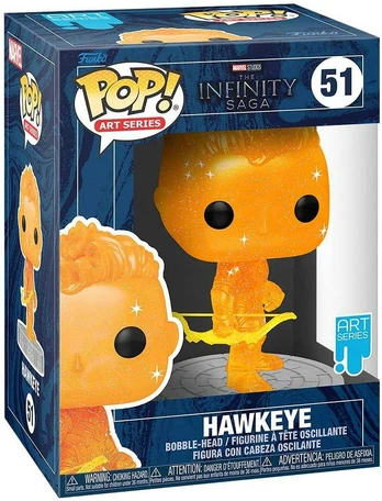 Figūrėlė Funko POP! Marvel Infinity Saga Hawkeye glitter exlusive
