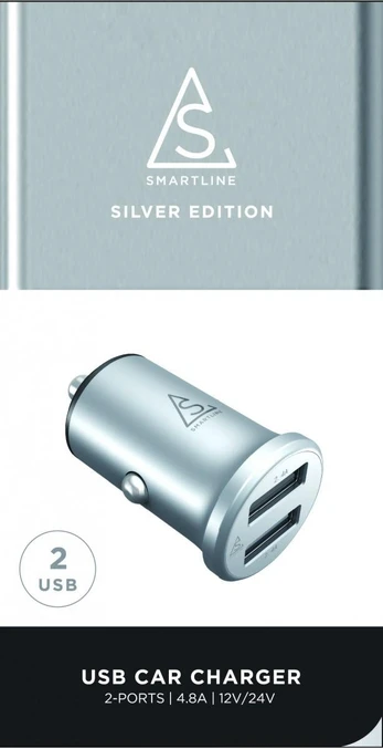 Holdit Smartline 2x USB-A 4,8 A įkroviklis (613353)