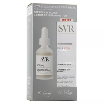Svr CLAIRIAL AMPOULE + CREME SPF50 2-piece set