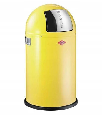 Šiukšliadėžė geltona 22l Pushboy Junior - Wesco