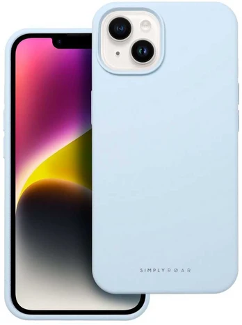 Dėklas Roar Cloud-Skin Case - for iPhone 14 Light Mėlyna