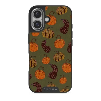 Pumpkin Season - iPhone 16 Case, Elite Dark (MagSafe) / Silver