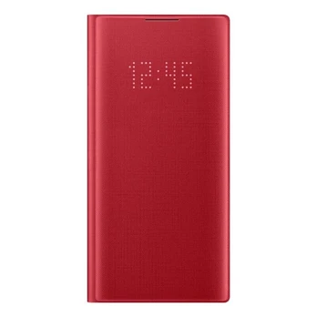 Atverčiamas dėklas skirtas Samsung Galaxy NOTE 10, Raudonas