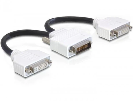 ADAPTER DMS-59(M)->2X DVI(24+5) 20CM DELOCK