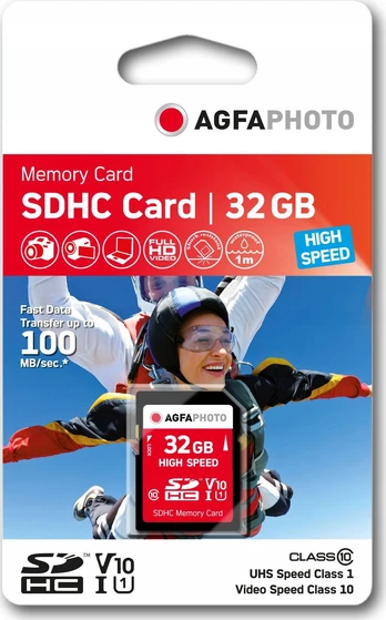 Tab AgfaPhoto Agfa SDHC 32 GB Class 10 UHS-I/U1 V10 (SB6035)