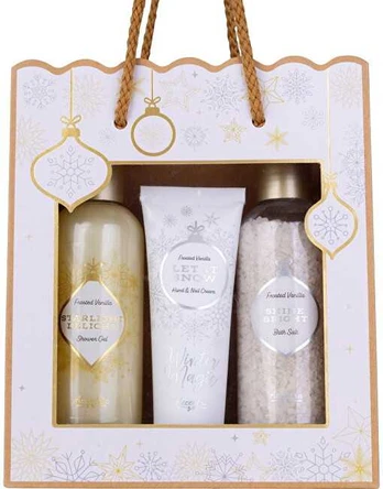 Accentra Bath care set in a Winter Magic gift bag