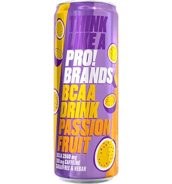 Pro! Brands BCAA Drink, Passion Fruit, 330 ml